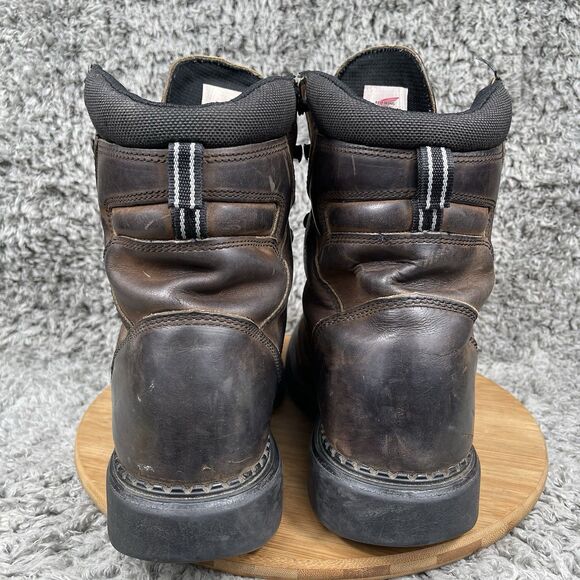 Red Wing Steel Toe Leather Work Boots Men's 10 D Waterproof 4435 - Picture 4 of 9